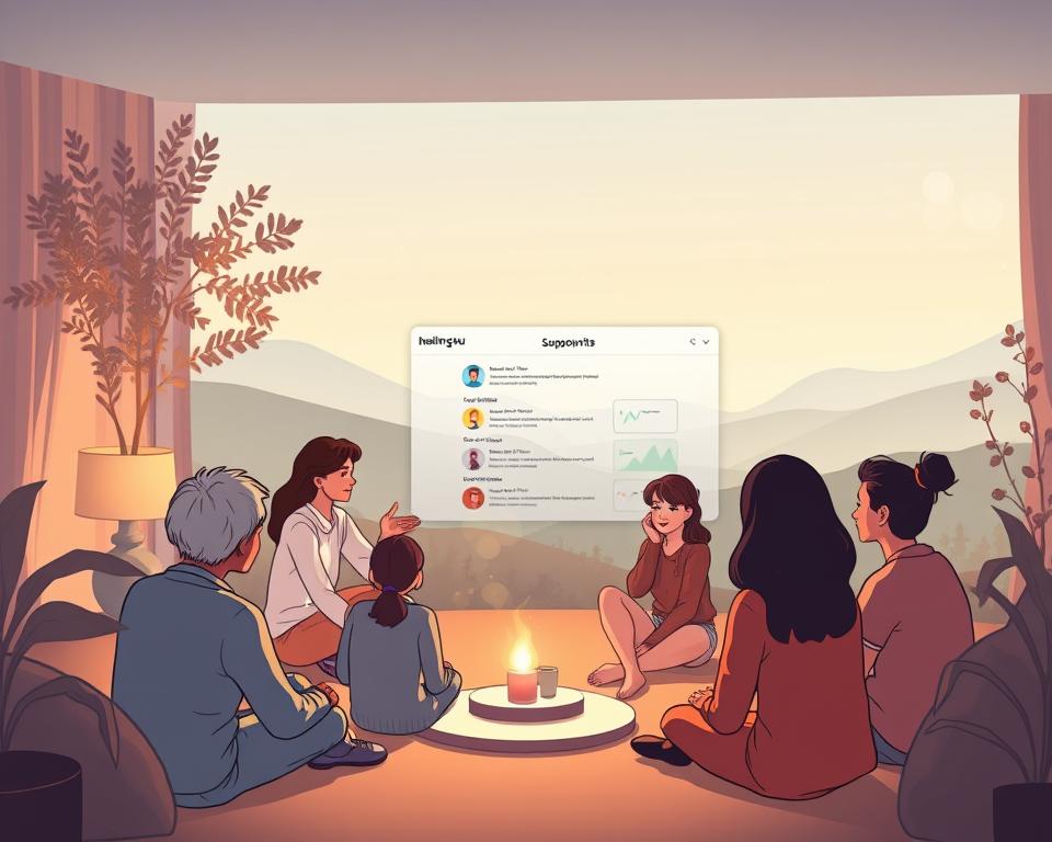 Virtual peer-led support community