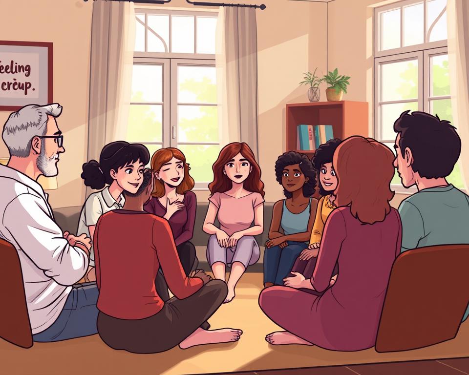 group therapy session process