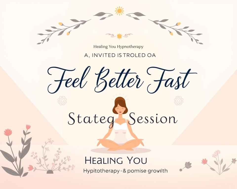 Feel Better Fast Strategy Session invitation