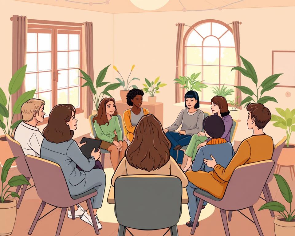 group therapy session flow